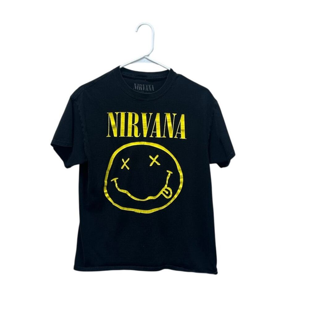 Nirvana Black Band Tee size M